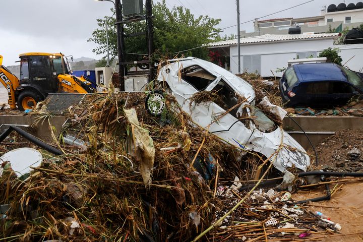 καταστροφές από την κακοκαιρία στην Κρήτη