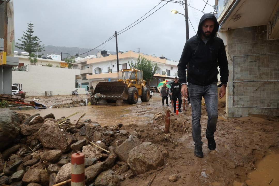 καταστροφές από την κακοκαιρία στην Κρήτη