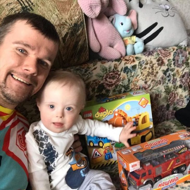 Πατέρας και παιδί με σύνδρομο down