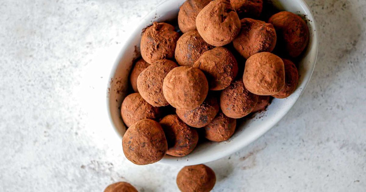 τρουφάκια σοκολάτας